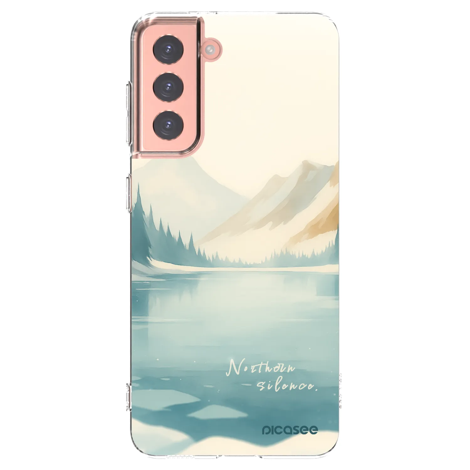 Picasee husă transparentă din silicon pentru Samsung Galaxy S21 5G G991B - NOTHERN SILENCE