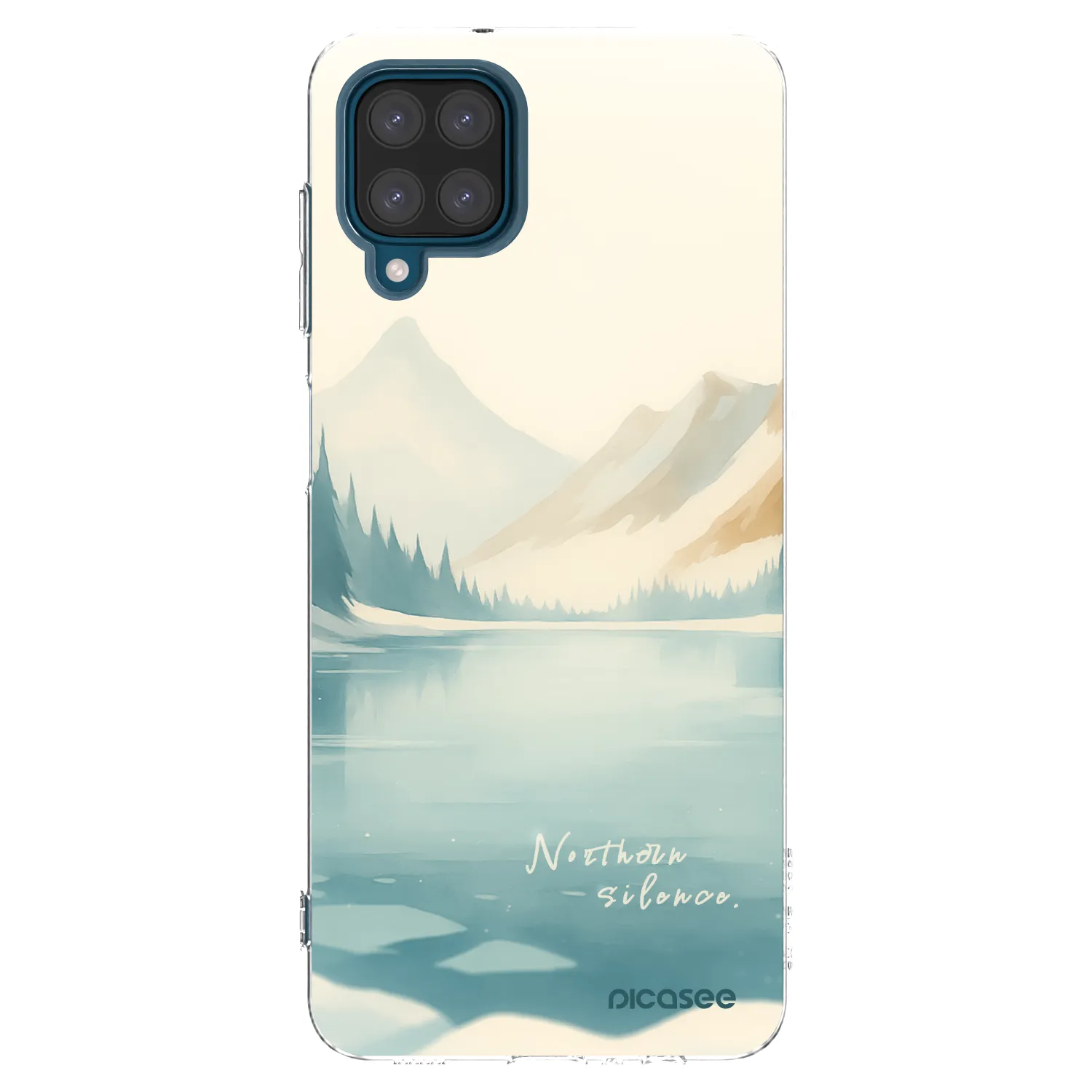 Picasee husă transparentă din silicon pentru Samsung Galaxy A12 A125F - NOTHERN SILENCE