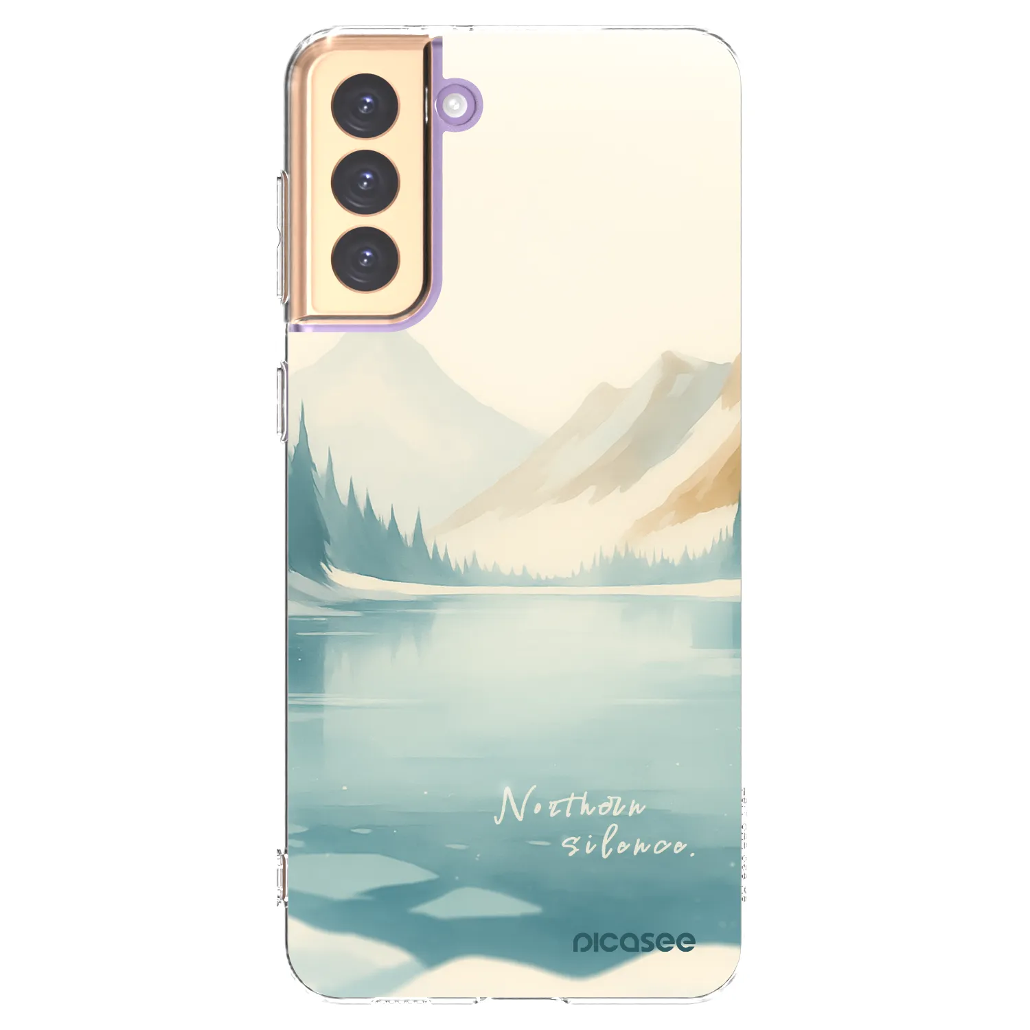 Picasee husă transparentă din silicon pentru Samsung Galaxy S21+ 5G G996F - NOTHERN SILENCE