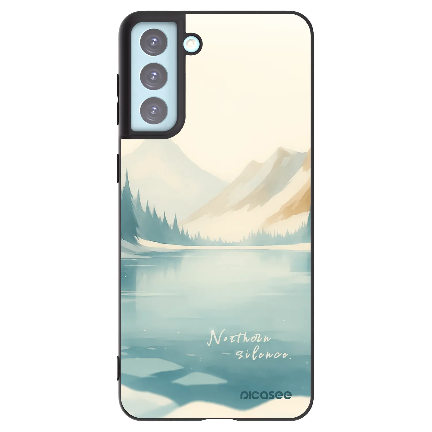 Picasee husă neagră din silicon pentru Samsung Galaxy S21+ 5G G996F - NOTHERN SILENCE