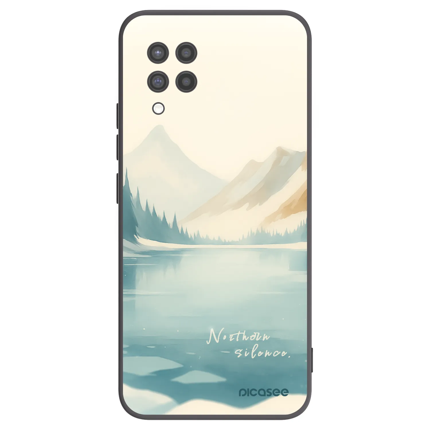 Picasee husă neagră din silicon pentru Samsung Galaxy A42 A426B - NOTHERN SILENCE
