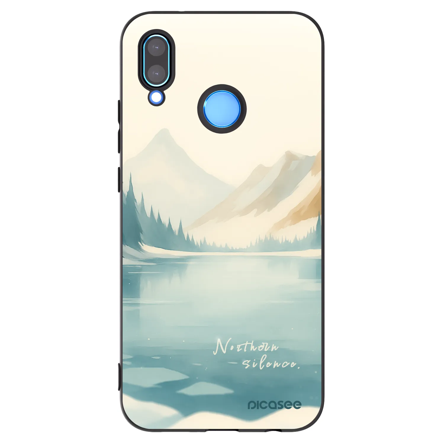 Picasee husă neagră din silicon pentru Huawei P20 Lite - NOTHERN SILENCE