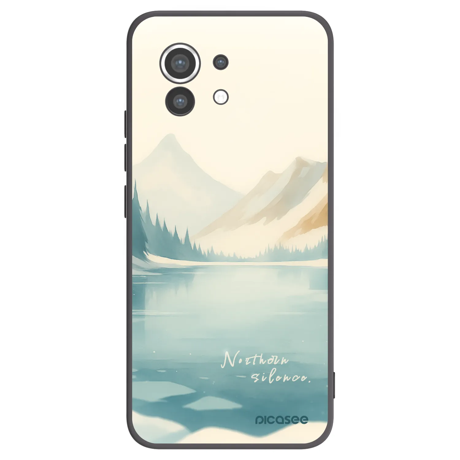 Picasee husă neagră din silicon pentru Xiaomi Mi 11 - NOTHERN SILENCE