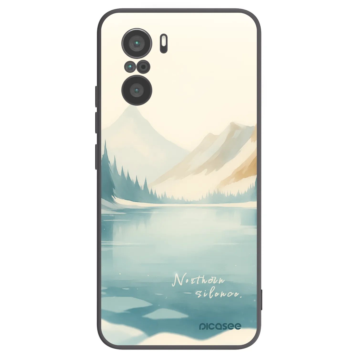 Picasee husă neagră din silicon pentru Xiaomi Poco F3 - NOTHERN SILENCE