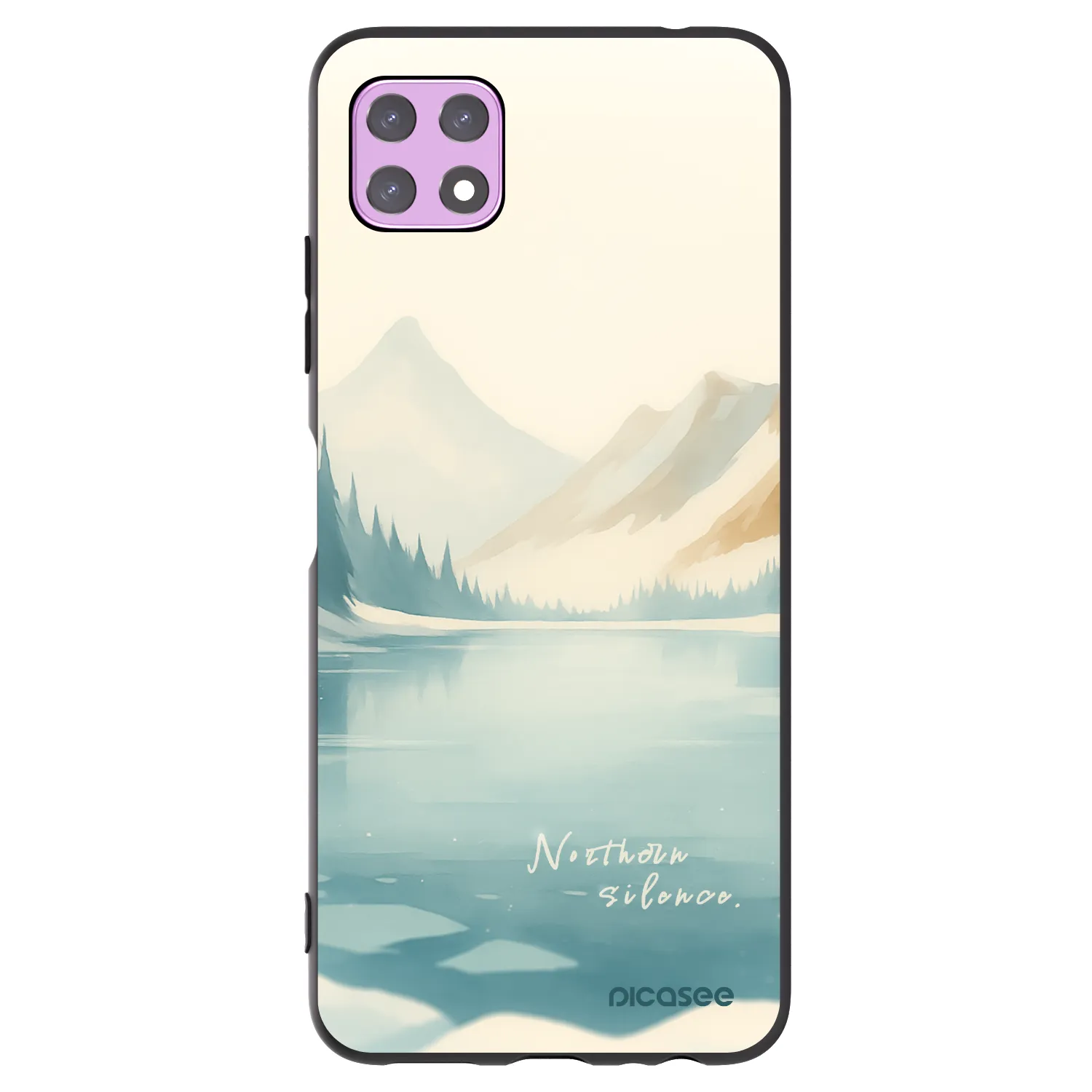 Picasee husă neagră din silicon pentru Samsung Galaxy A22 A226B 5G - NOTHERN SILENCE