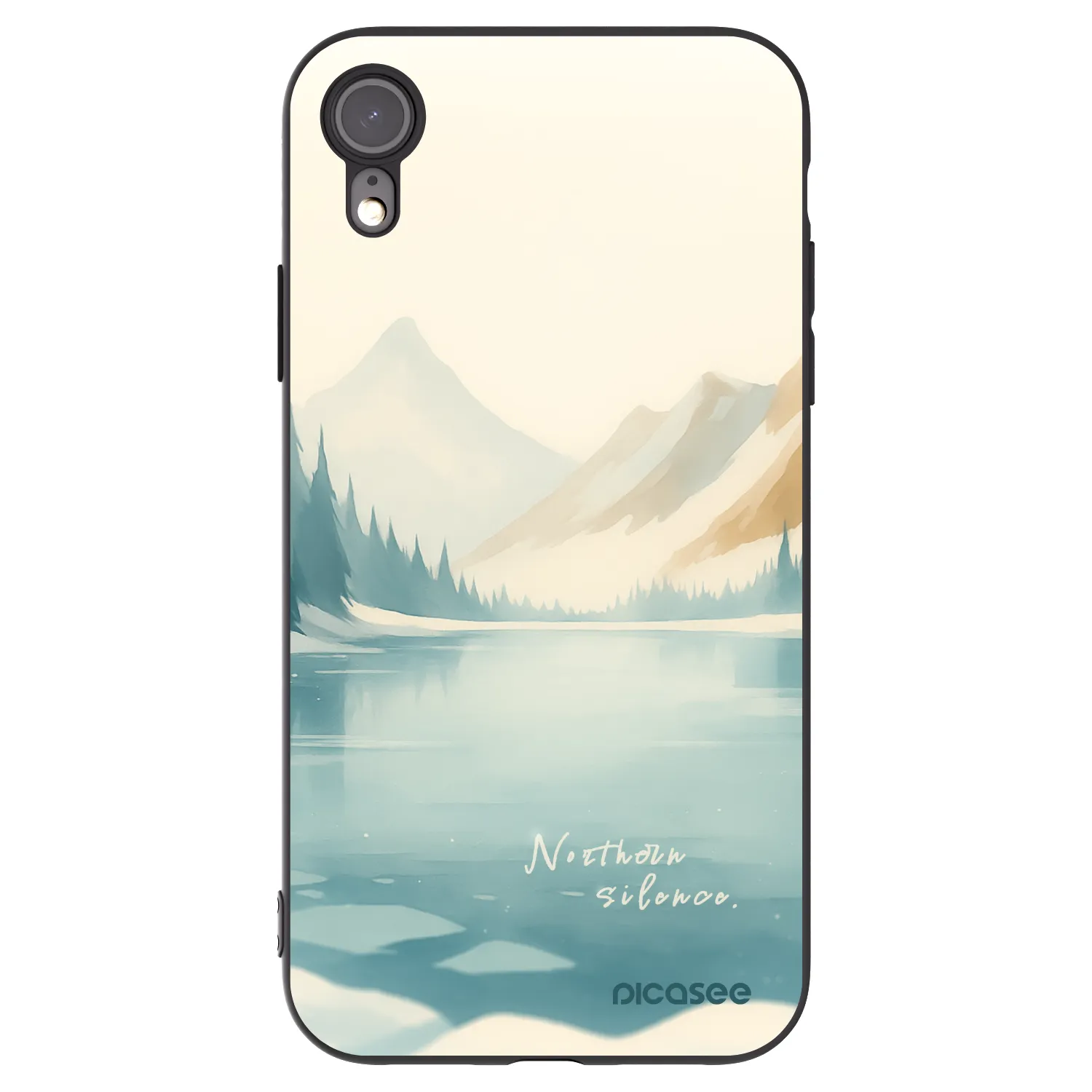 Picasee husă neagră din silicon pentru Apple iPhone 6 Plus/6S Plus - NOTHERN SILENCE