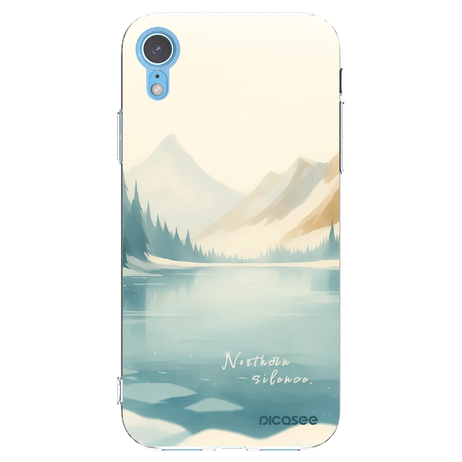 Picasee husă transparentă din silicon pentru Apple iPhone XR - NOTHERN SILENCE