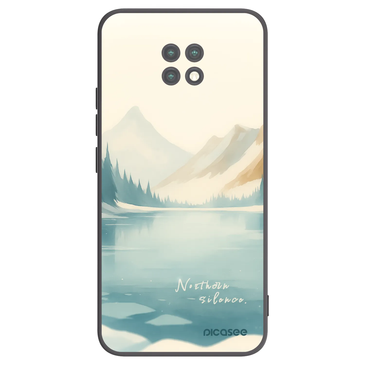 Picasee husă neagră din silicon pentru Xiaomi Redmi Note 9T - NOTHERN SILENCE