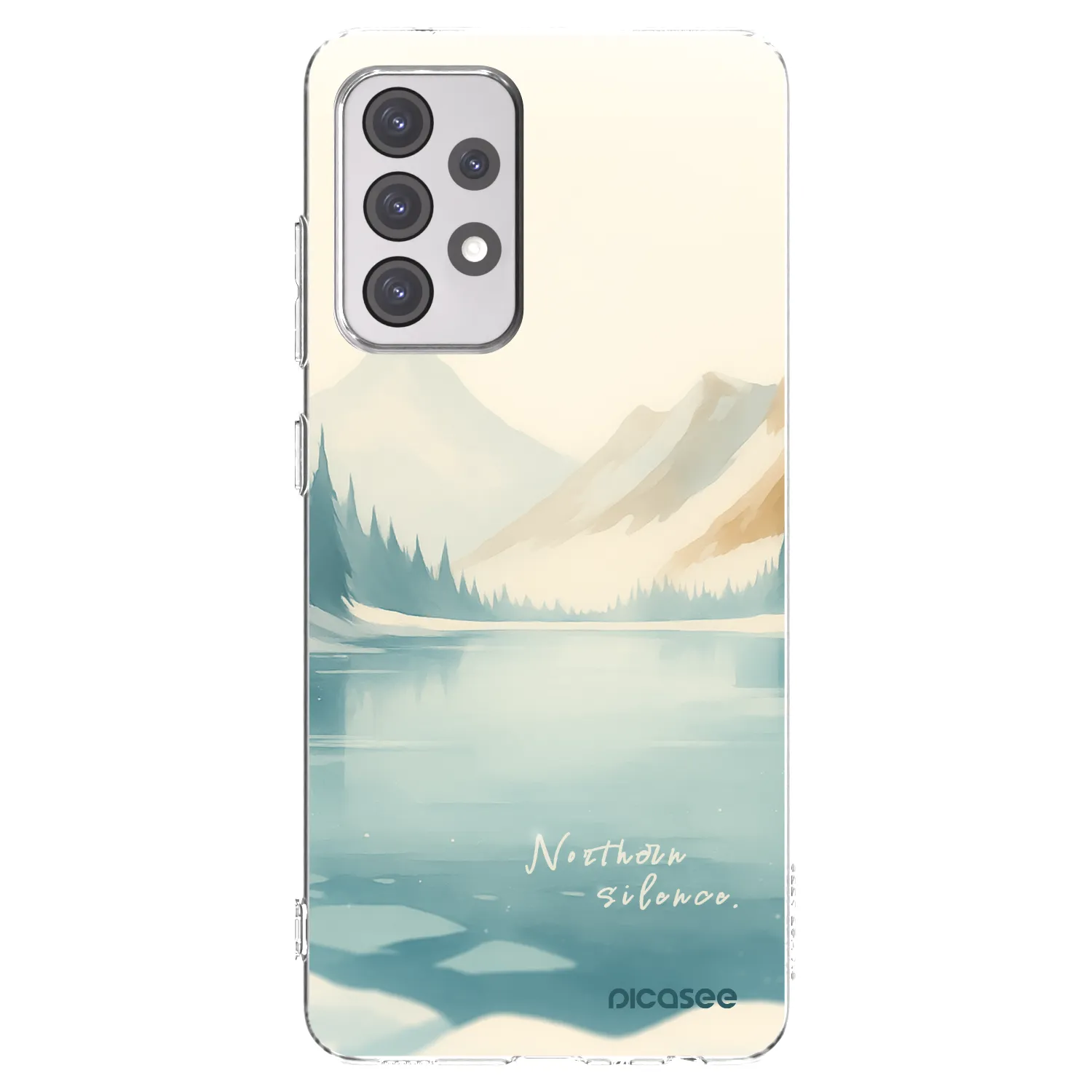 Picasee husă transparentă din silicon pentru Samsung Galaxy A52s 5G A528B - NOTHERN SILENCE