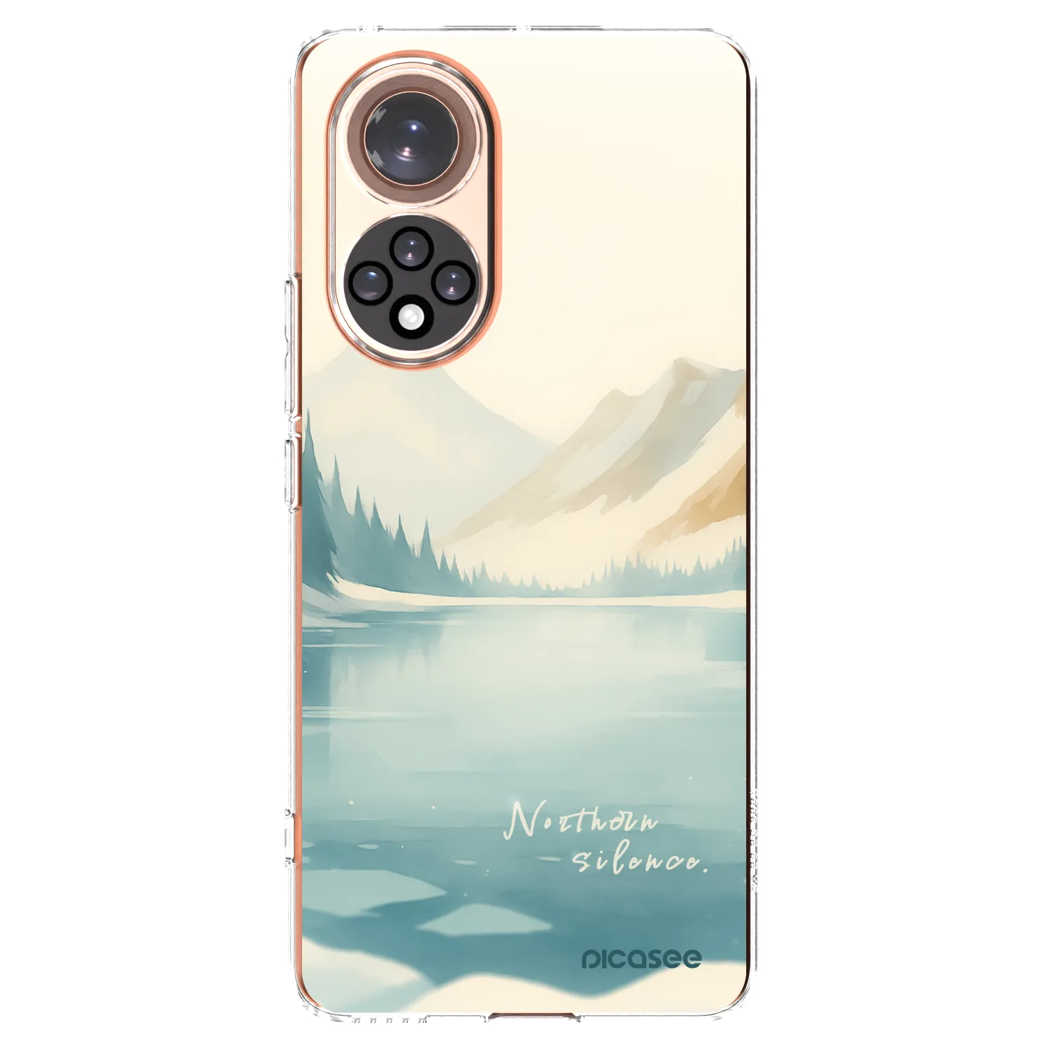 Picasee husă transparentă din silicon pentru Huawei Nova 9 - NOTHERN SILENCE