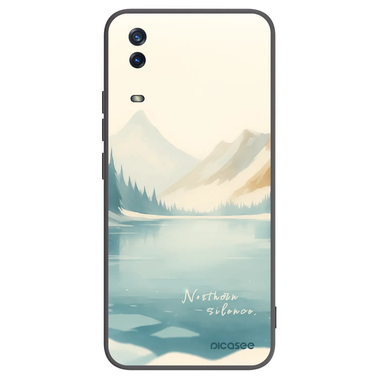 Picasee husă neagră din silicon pentru Vivo Y11s - NOTHERN SILENCE