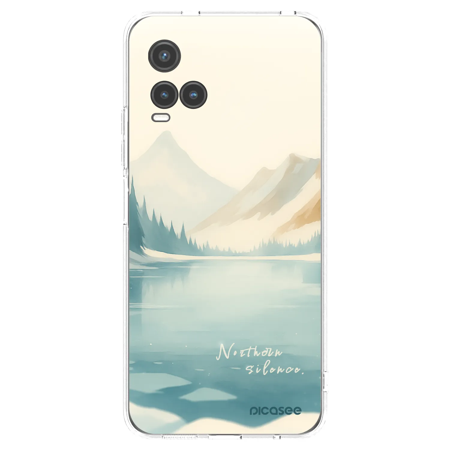 Picasee husă transparentă din silicon pentru Vivo Y33s - NOTHERN SILENCE