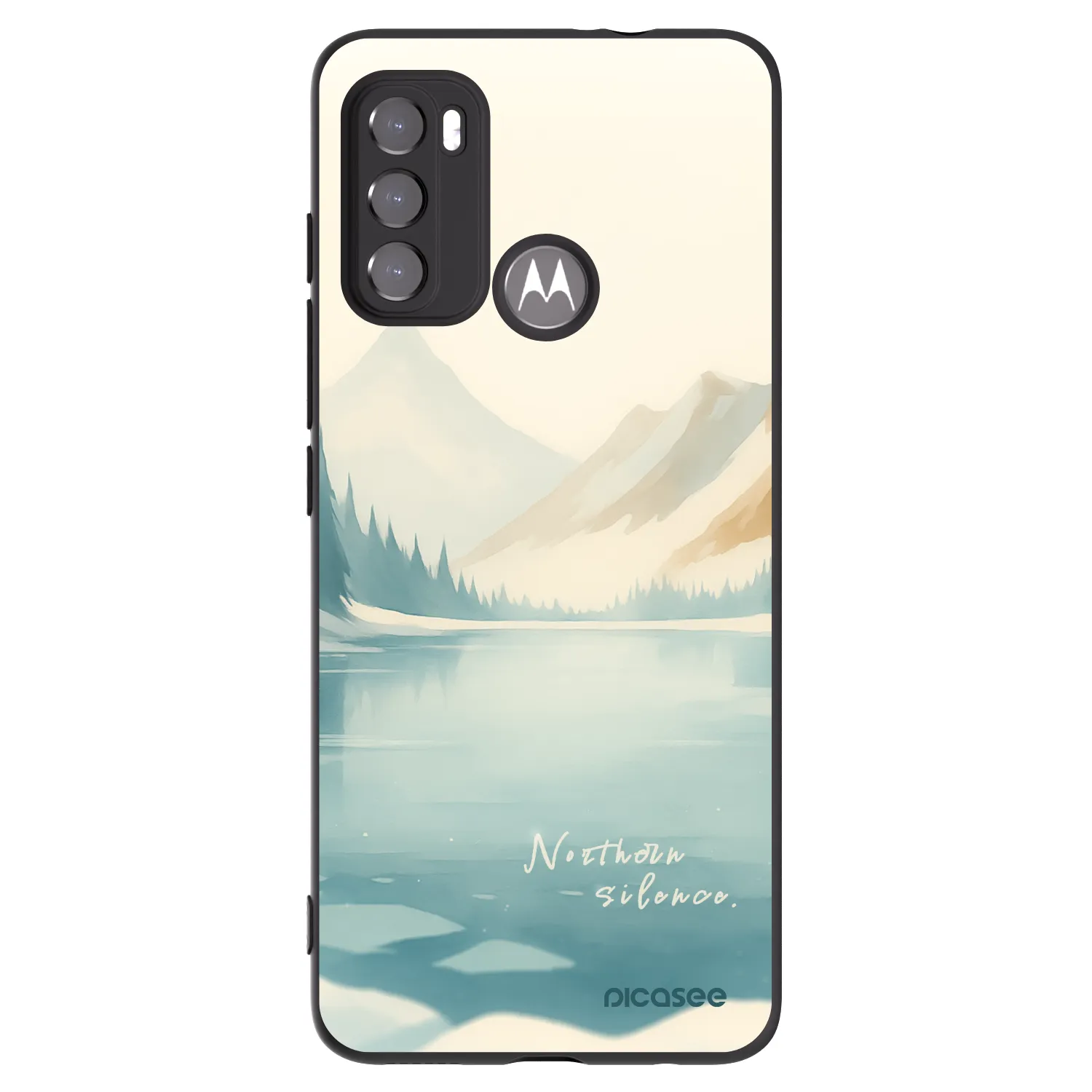 Picasee husă neagră din silicon pentru Motorola Moto G60 - NOTHERN SILENCE