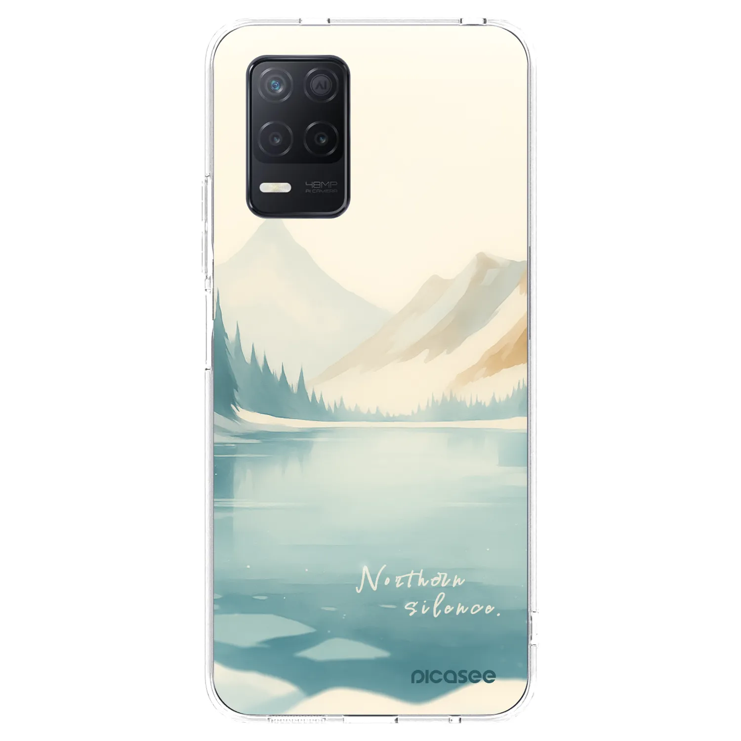 Picasee husă transparentă din silicon pentru Realme 8 5G - NOTHERN SILENCE