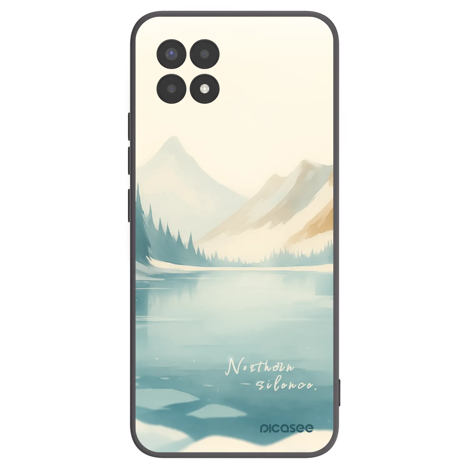 Picasee husă neagră din silicon pentru Realme 8i - NOTHERN SILENCE