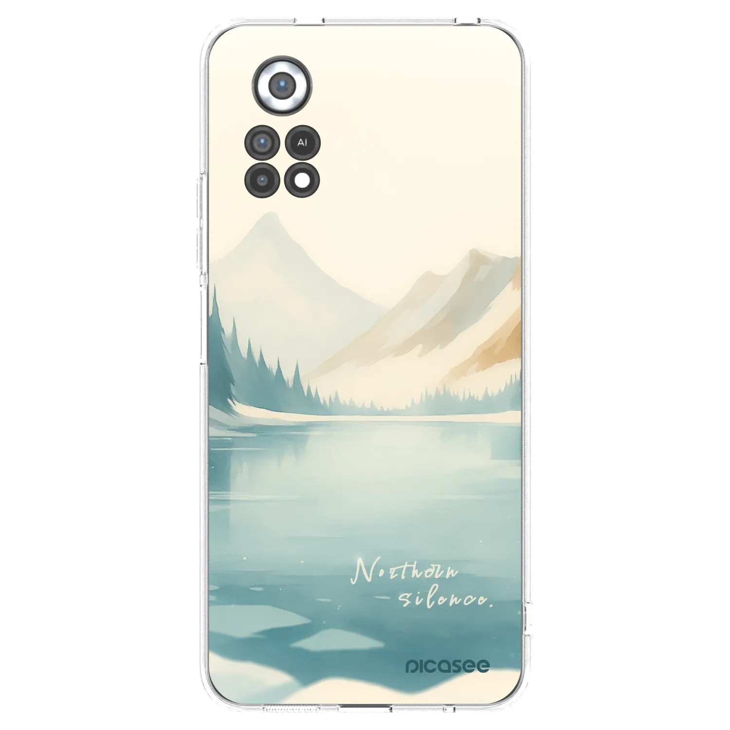 Picasee husă transparentă din silicon pentru Xiaomi Poco X4 Pro 5G - NOTHERN SILENCE