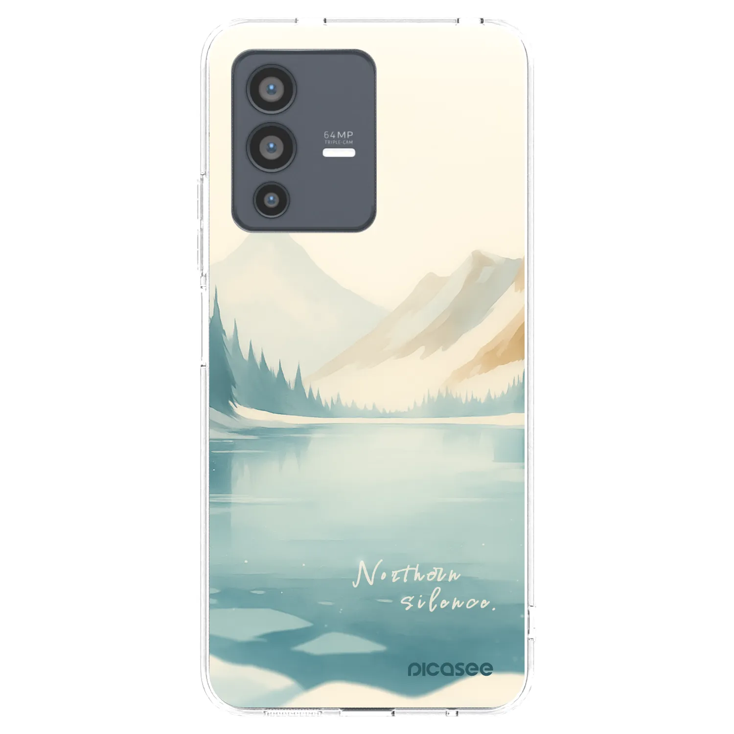 Picasee husă transparentă din silicon pentru Vivo V23 5G - NOTHERN SILENCE