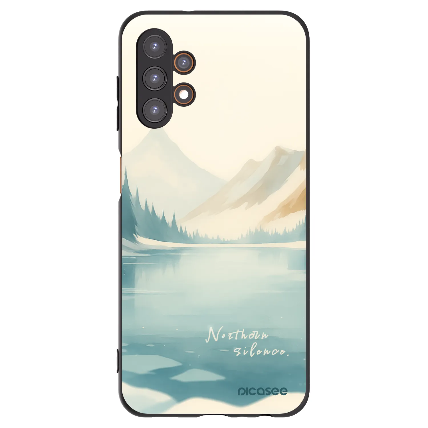 Picasee husă neagră din silicon pentru Samsung Galaxy A13 4G A135 - NOTHERN SILENCE