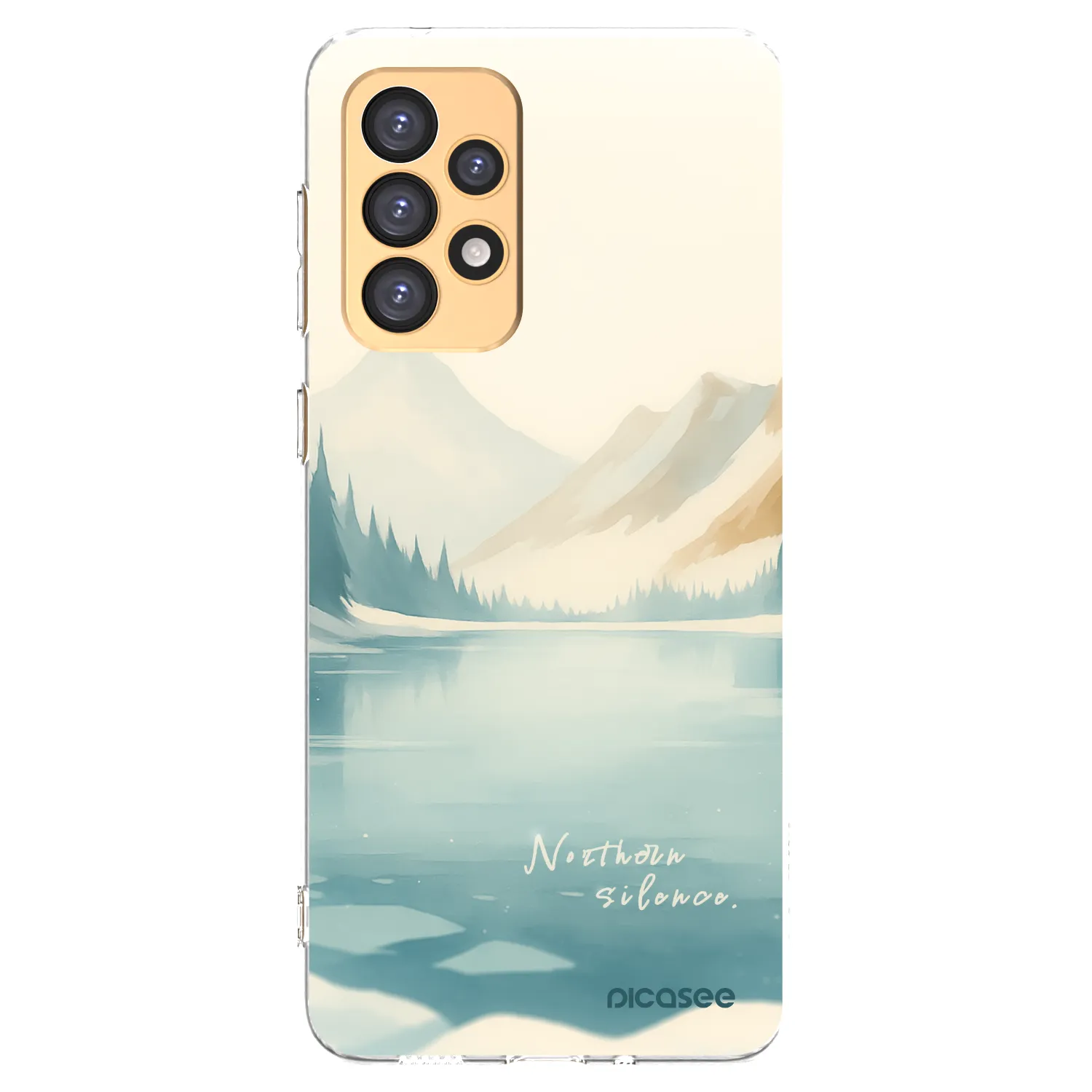 Picasee husă transparentă din silicon pentru Samsung Galaxy A33 5G A336 - NOTHERN SILENCE