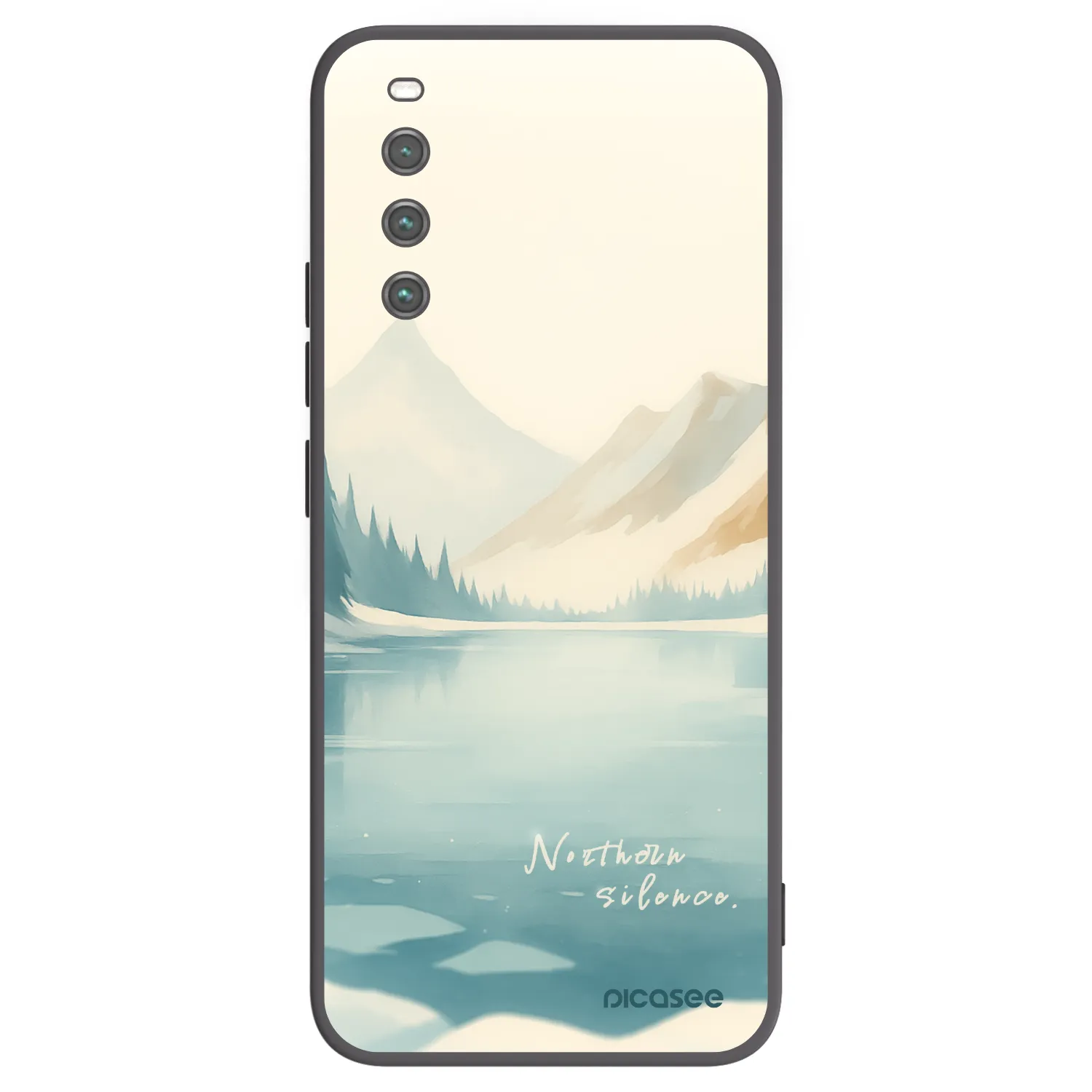 Picasee husă neagră din silicon pentru Sony Xperia 10 IV 5G - NOTHERN SILENCE