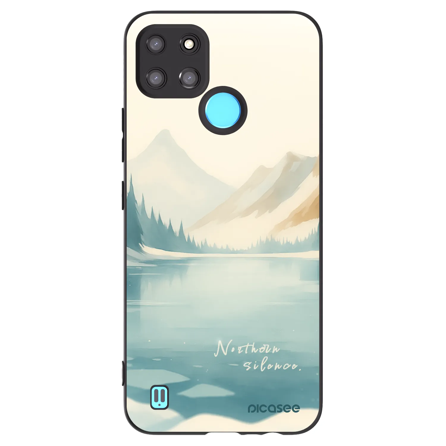 Picasee husă neagră din silicon pentru Realme C21Y - NOTHERN SILENCE