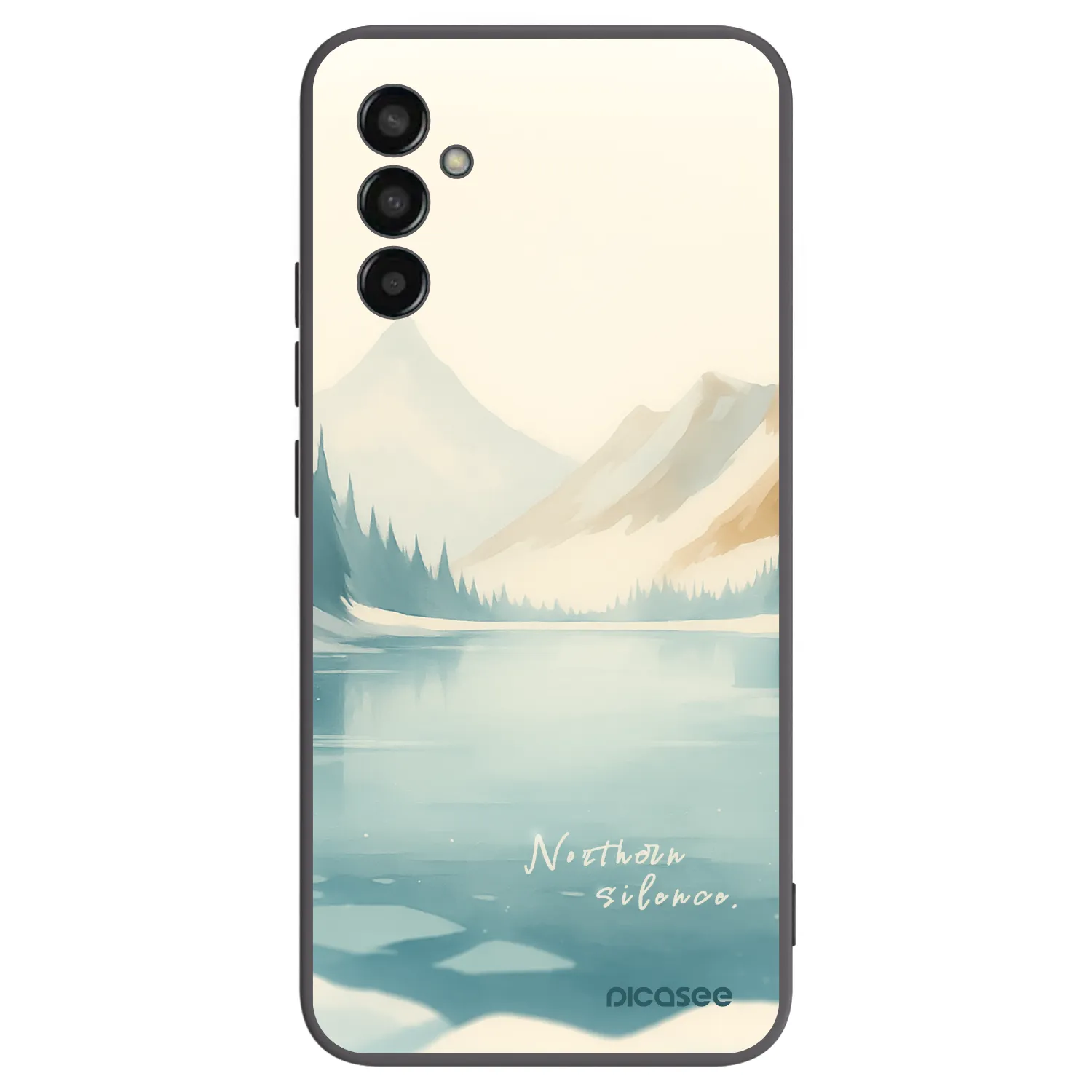 Picasee husă neagră din silicon pentru Samsung Galaxy M13 M135F - NOTHERN SILENCE