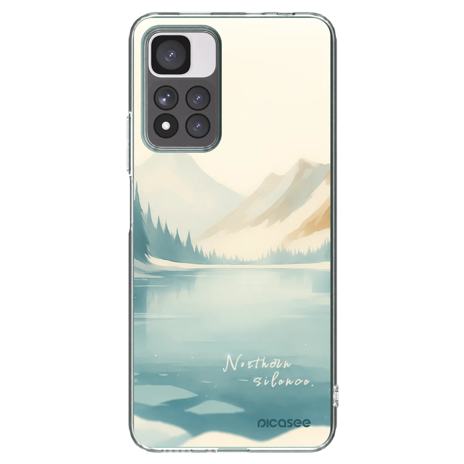 Picasee husă transparentă din silicon pentru Xiaomi Redmi Note 11 Pro+ 5G - NOTHERN SILENCE