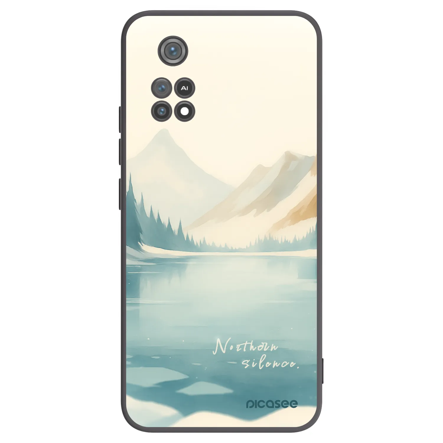 Picasee husă neagră din silicon pentru Xiaomi Poco M4 Pro - NOTHERN SILENCE