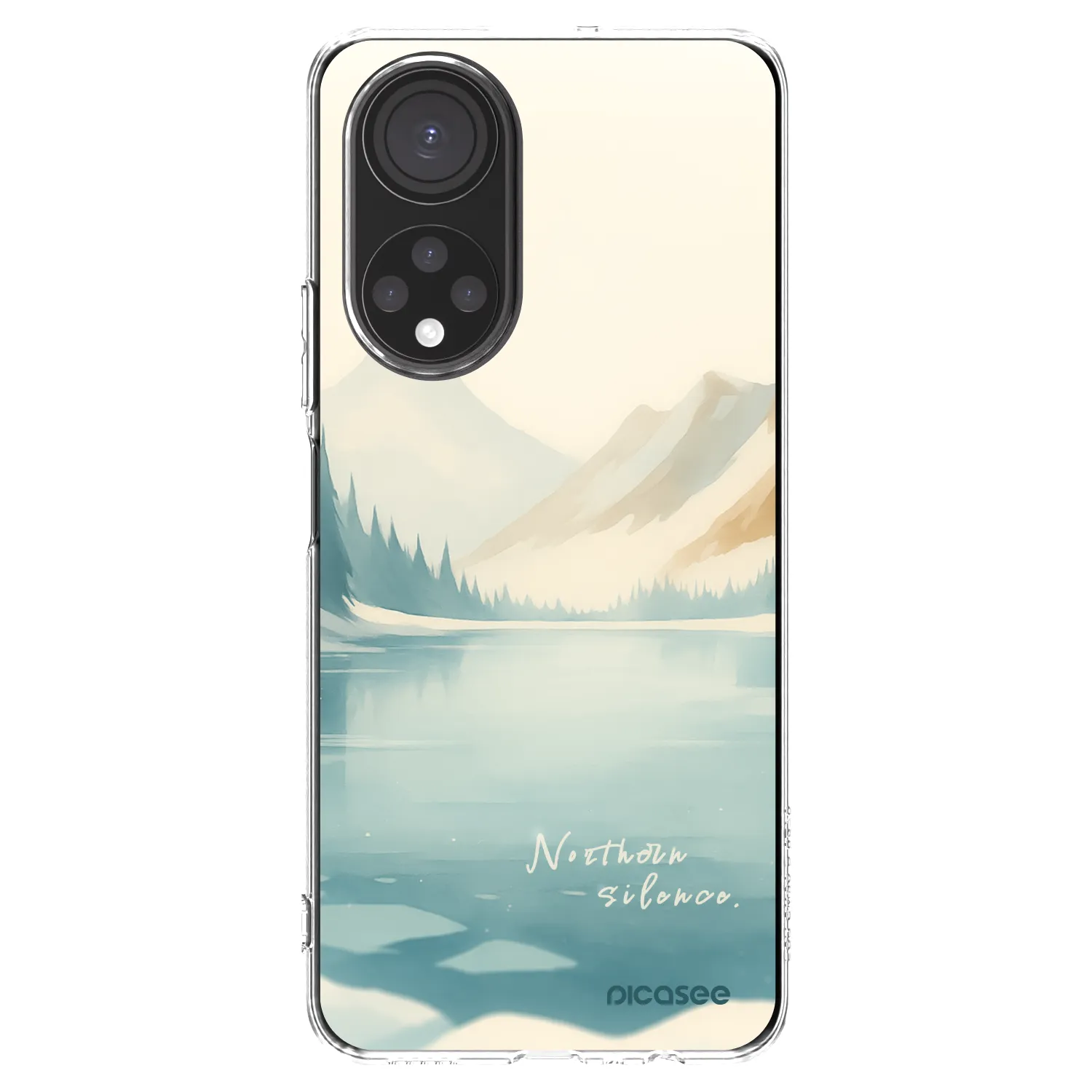 Picasee husă transparentă din silicon pentru Honor X7 - NOTHERN SILENCE