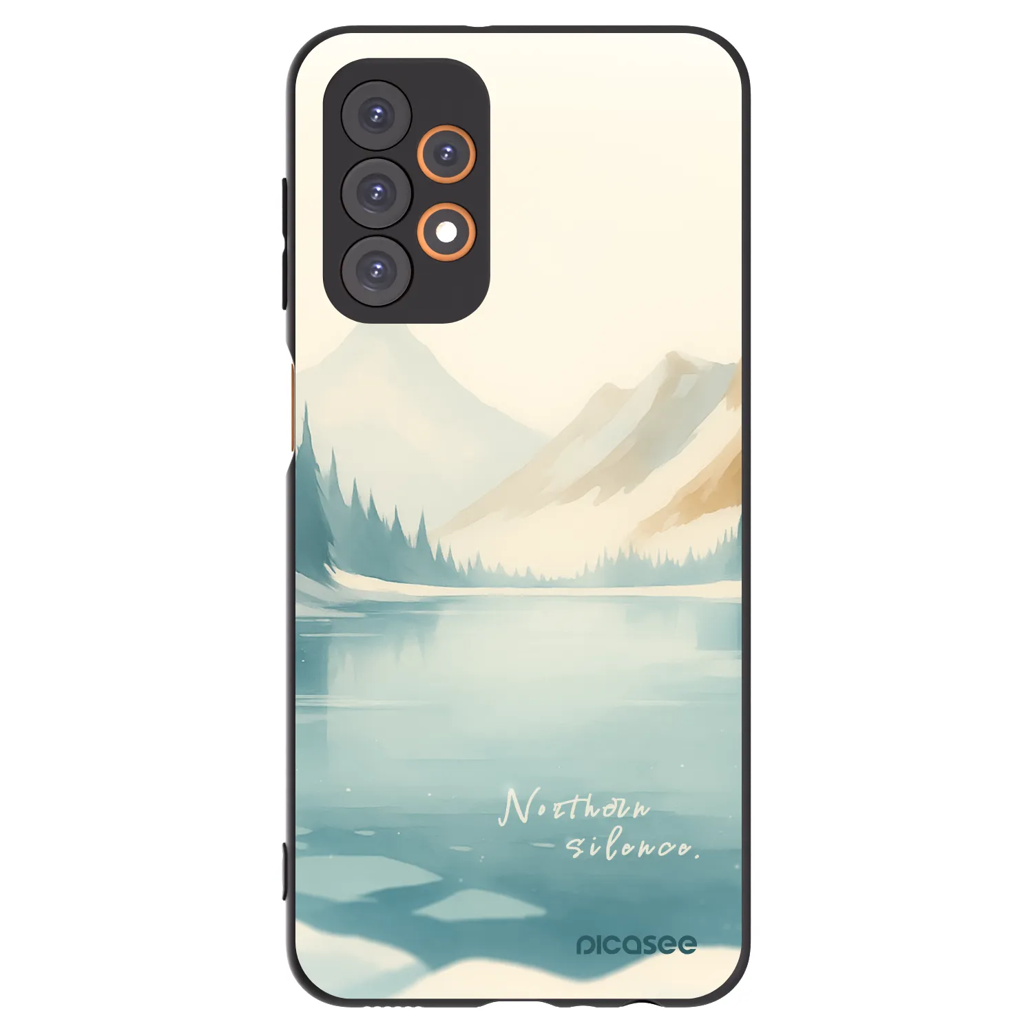 Picasee husă neagră din silicon pentru Samsung Galaxy A23 A236B 5G - NOTHERN SILENCE