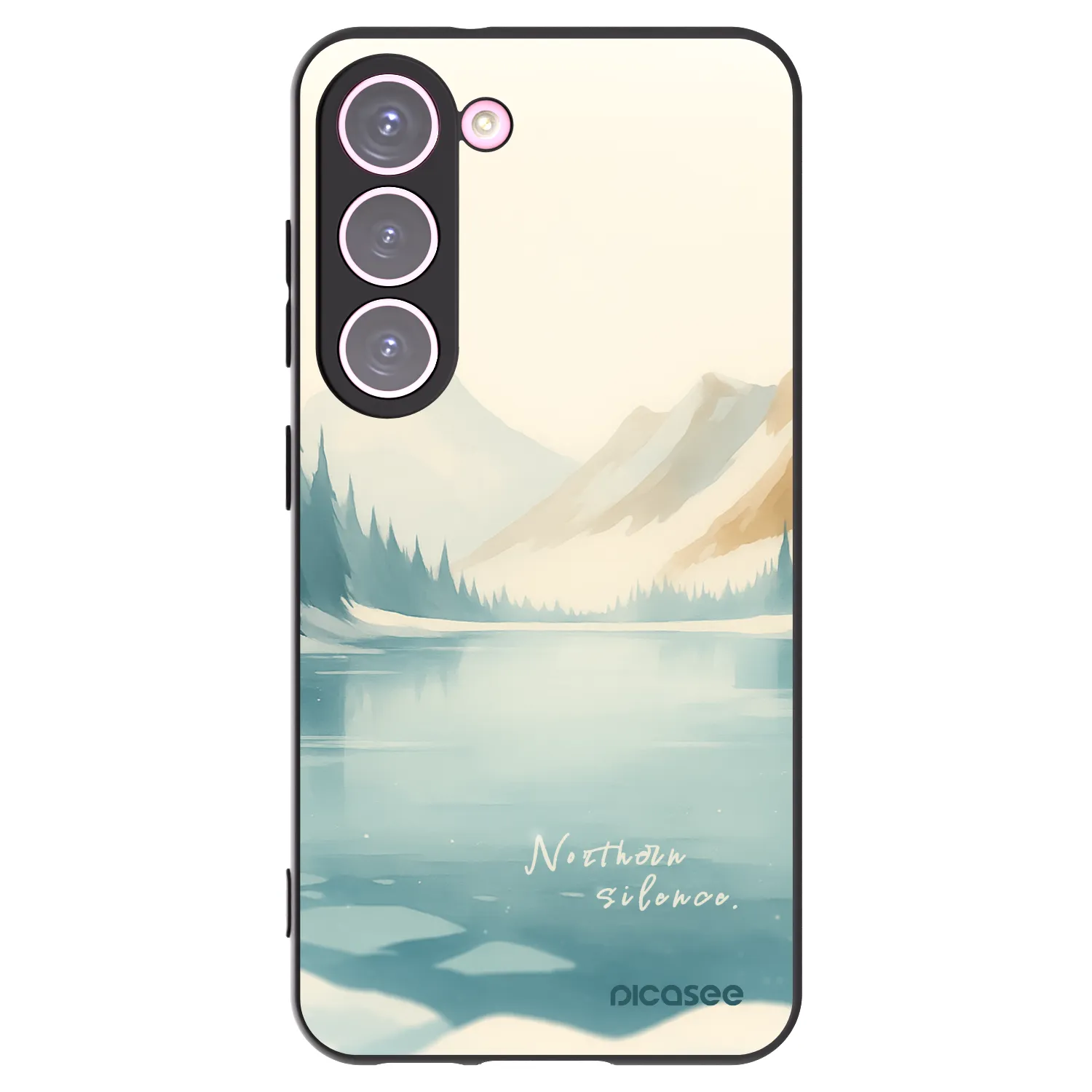 Picasee husă neagră din silicon pentru Samsung Galaxy S23 5G - NOTHERN SILENCE