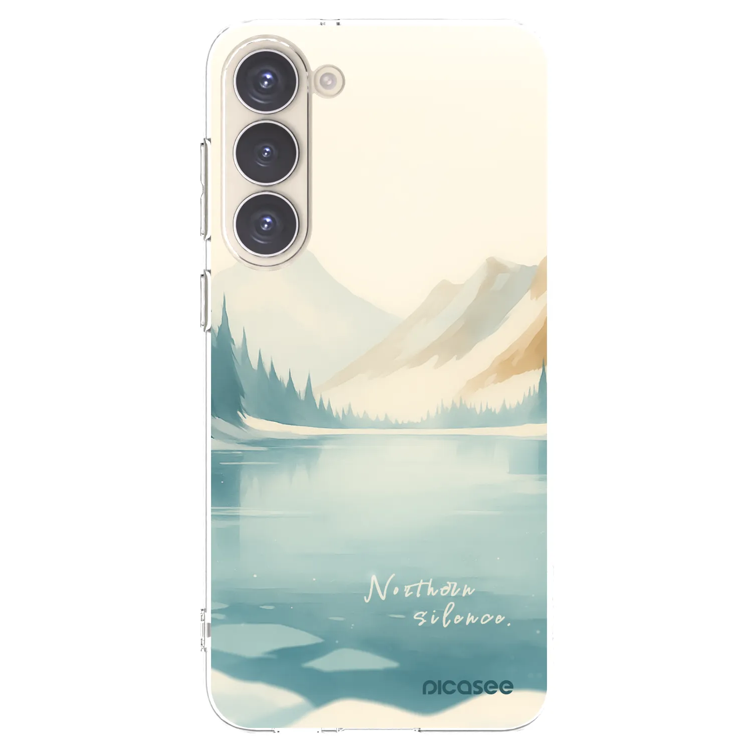 Picasee husă transparentă din silicon pentru Samsung Galaxy S23+ 5G - NOTHERN SILENCE