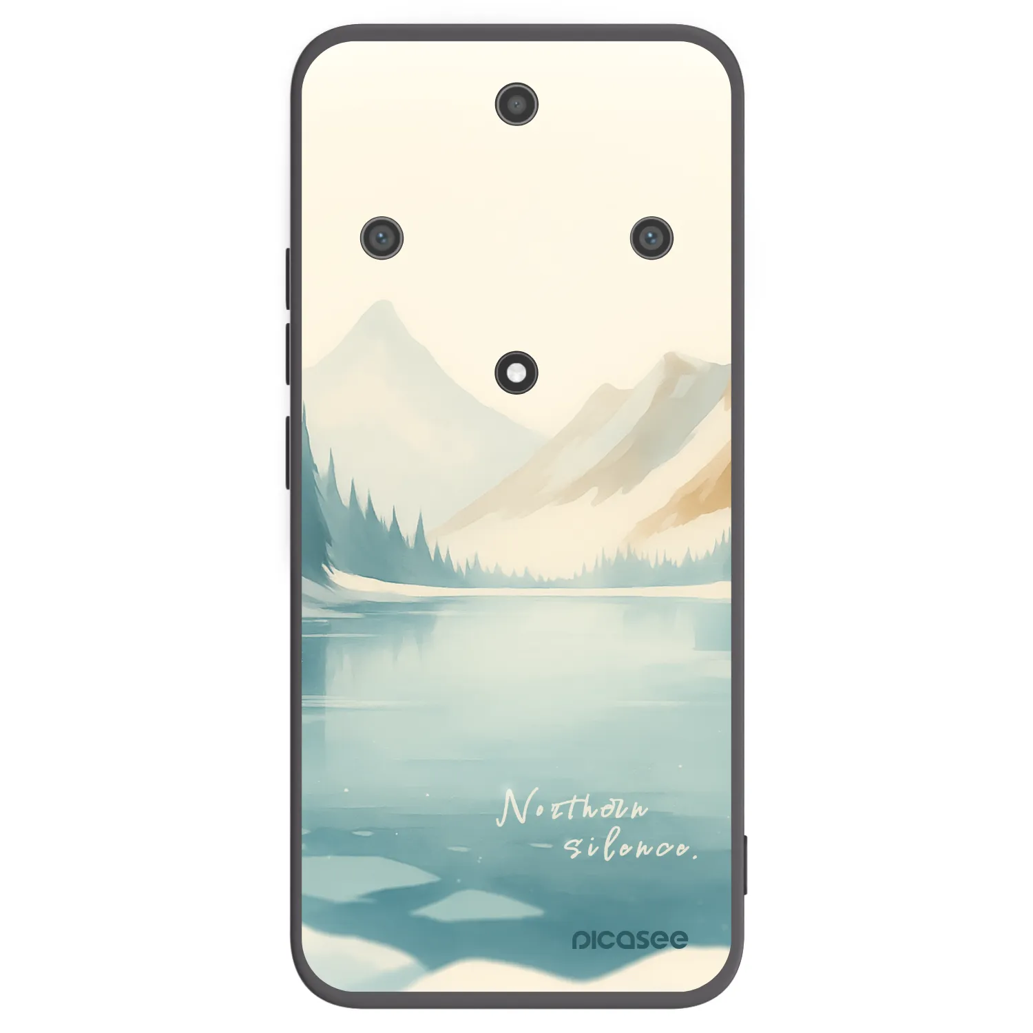 Picasee husă neagră din silicon pentru Honor Magic5 Lite 5G - NOTHERN SILENCE