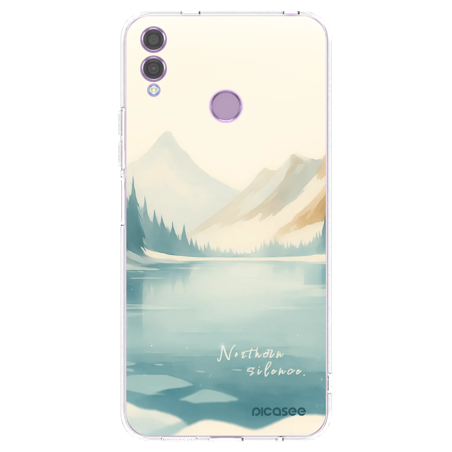 Picasee husă transparentă din silicon pentru Honor 8X - NOTHERN SILENCE