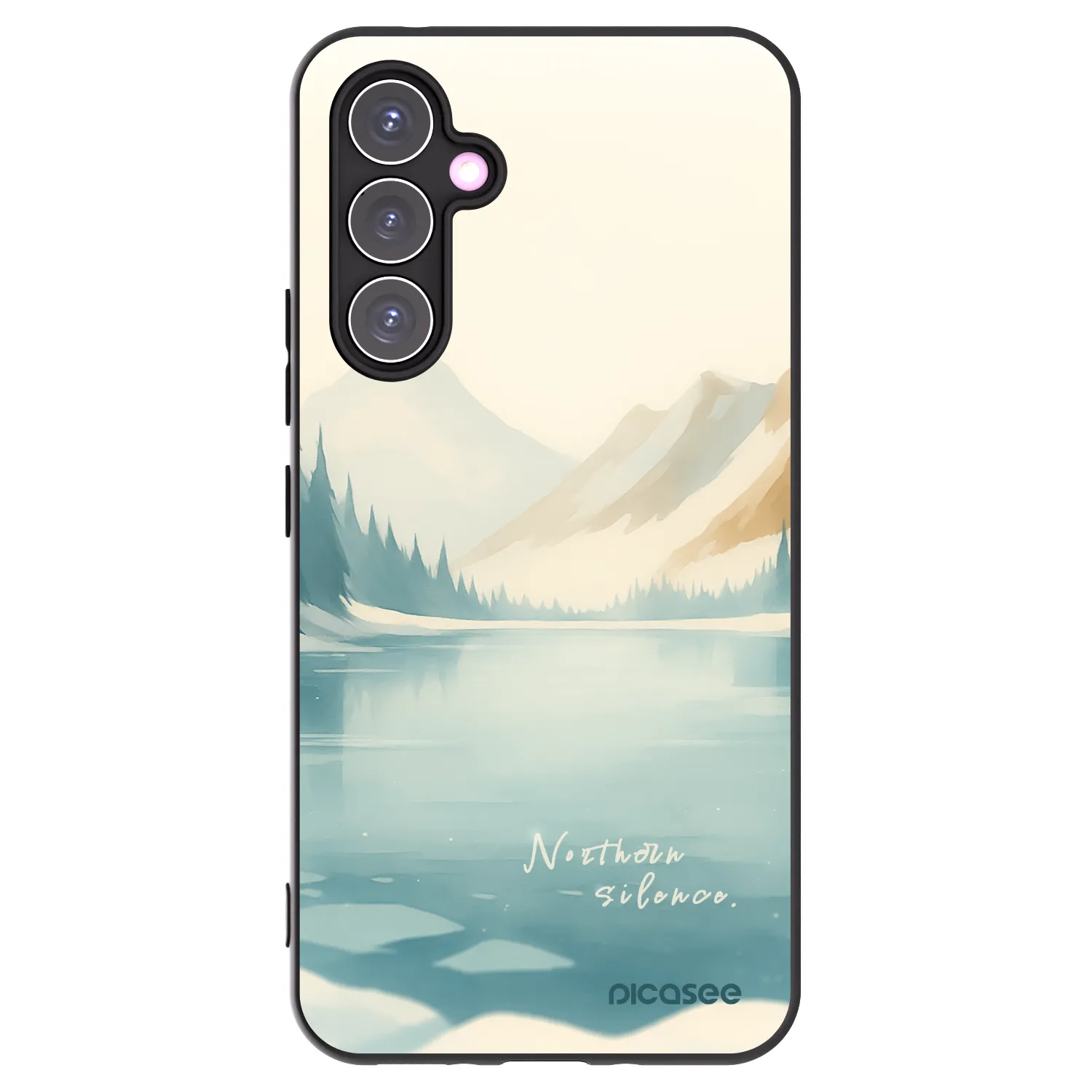 Picasee husă neagră din silicon pentru Samsung Galaxy A54 5G A546B - NOTHERN SILENCE