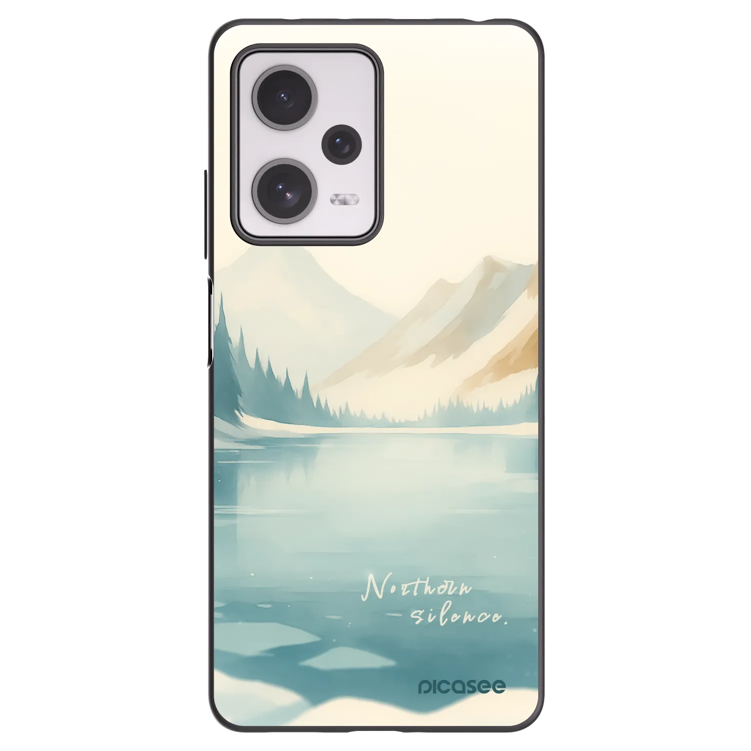 Picasee husă neagră din silicon pentru Xiaomi Redmi Note 12 Pro+ 5G - NOTHERN SILENCE