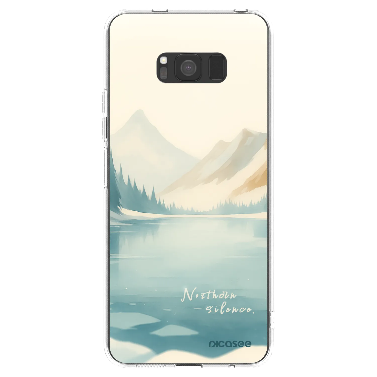Picasee husă transparentă din silicon pentru Samsung Galaxy S8 G950F - NOTHERN SILENCE