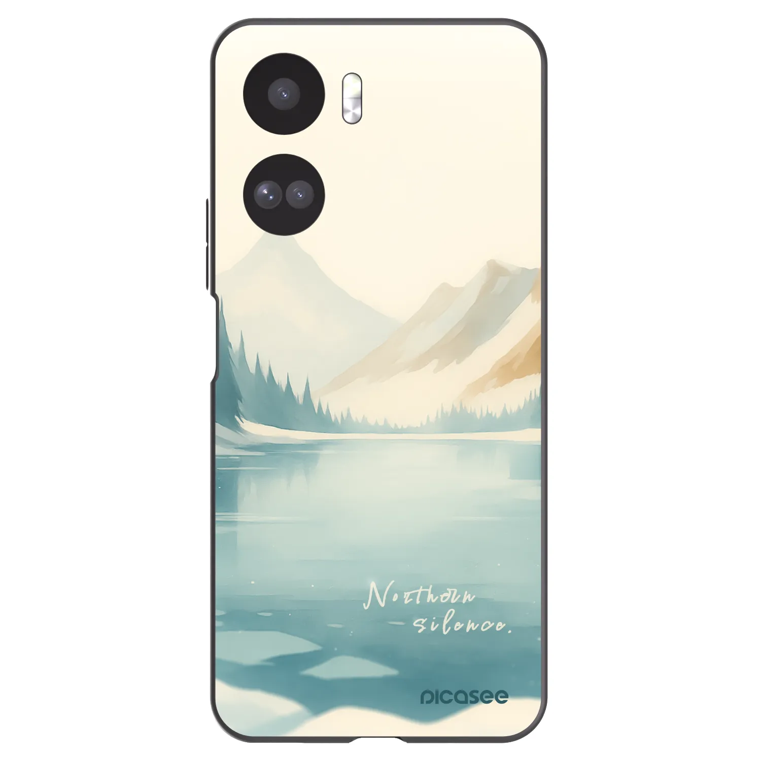 Picasee husă neagră din silicon pentru Honor 90 Lite 5G - NOTHERN SILENCE