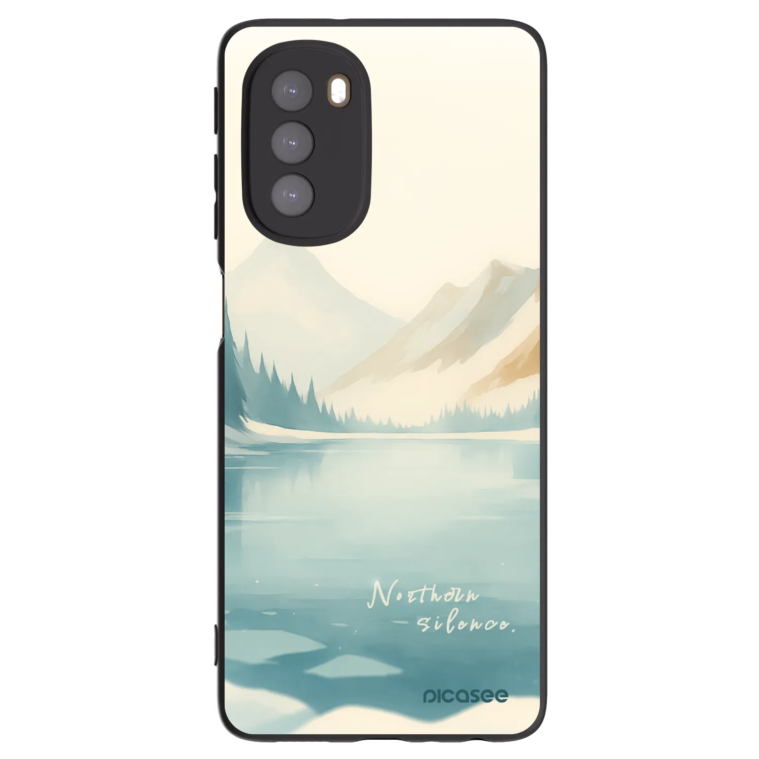 Picasee husă neagră din silicon pentru Motorola Moto G51 - NOTHERN SILENCE