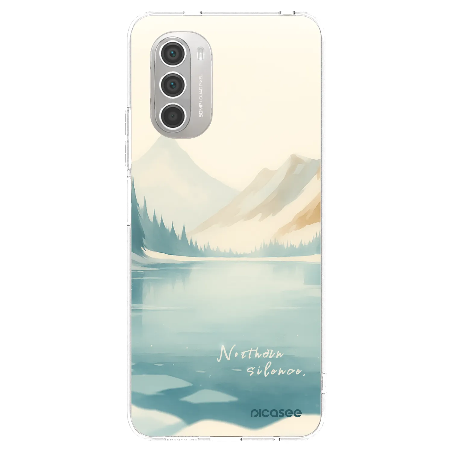 Picasee husă transparentă din silicon pentru Motorola Moto G51 - NOTHERN SILENCE