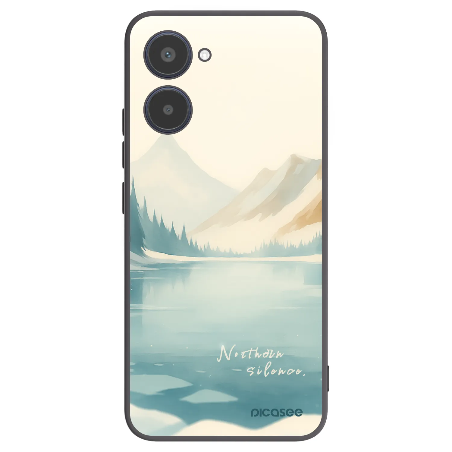 Picasee husă neagră din silicon pentru Realme 10 4G - NOTHERN SILENCE