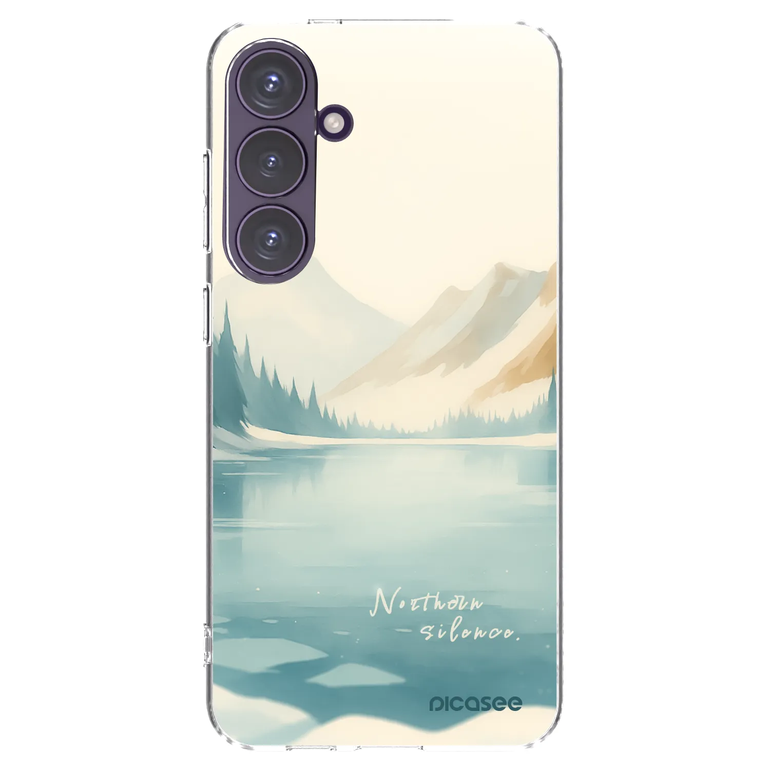 Picasee husă transparentă din silicon pentru Samsung Galaxy S24+ S926B 5G - NOTHERN SILENCE