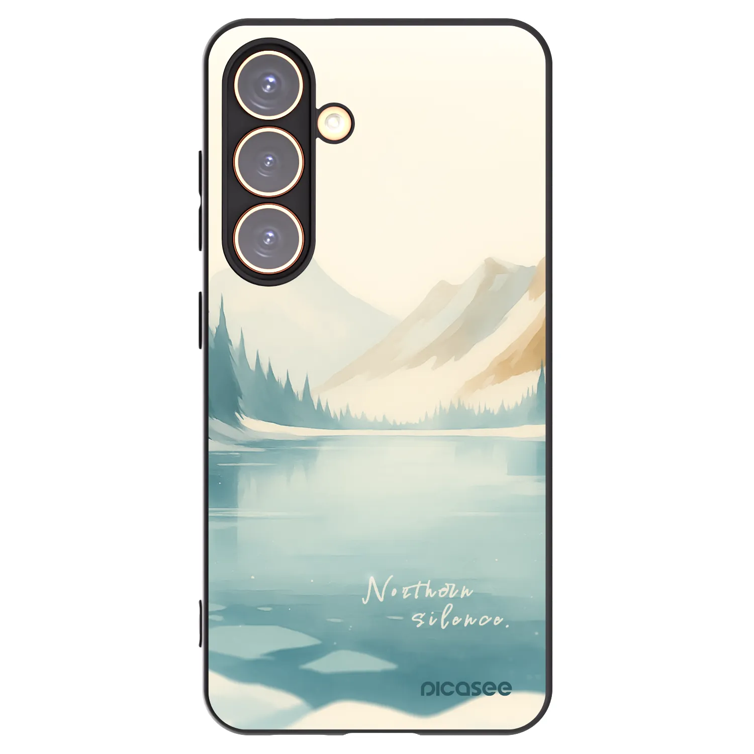 Picasee husă neagră din silicon pentru Samsung Galaxy S24 S921B 5G - NOTHERN SILENCE