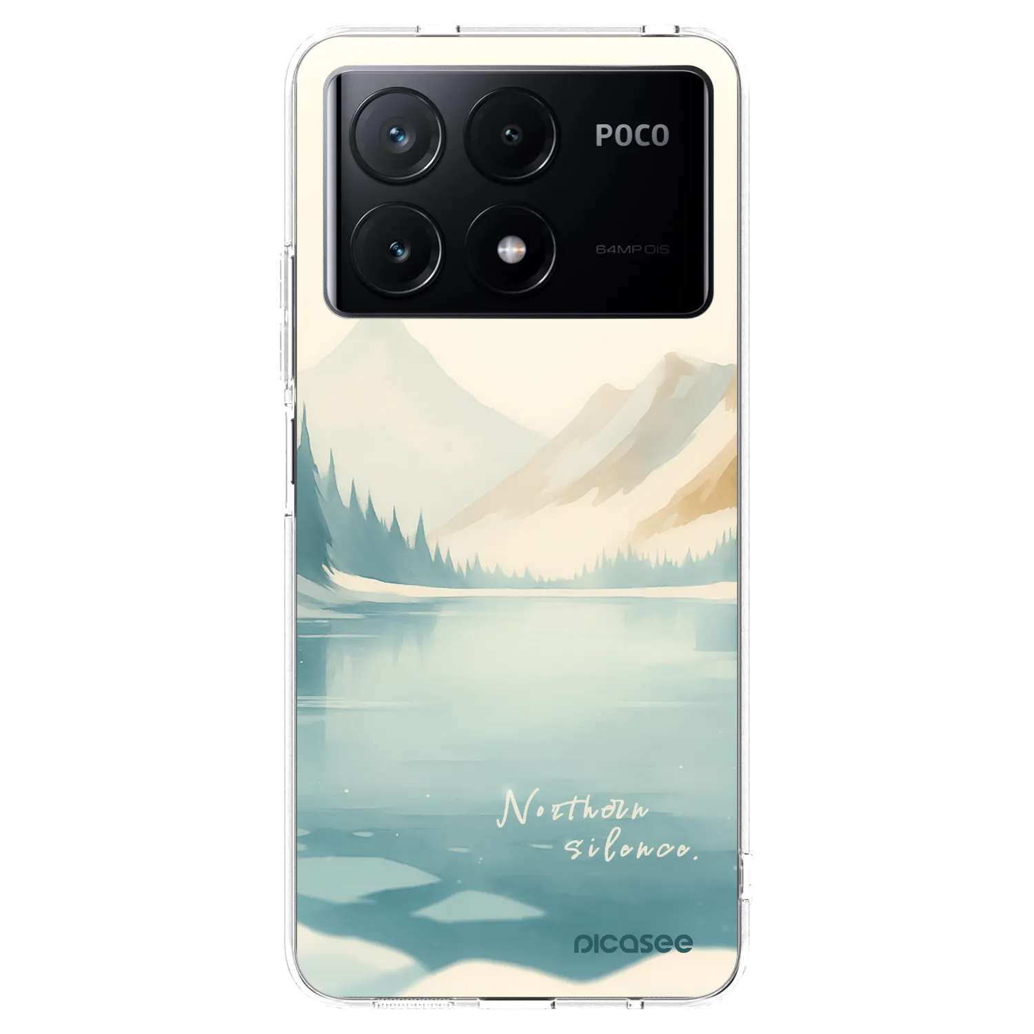 Picasee husă transparentă din silicon pentru Xiaomi Poco X6 Pro - NOTHERN SILENCE