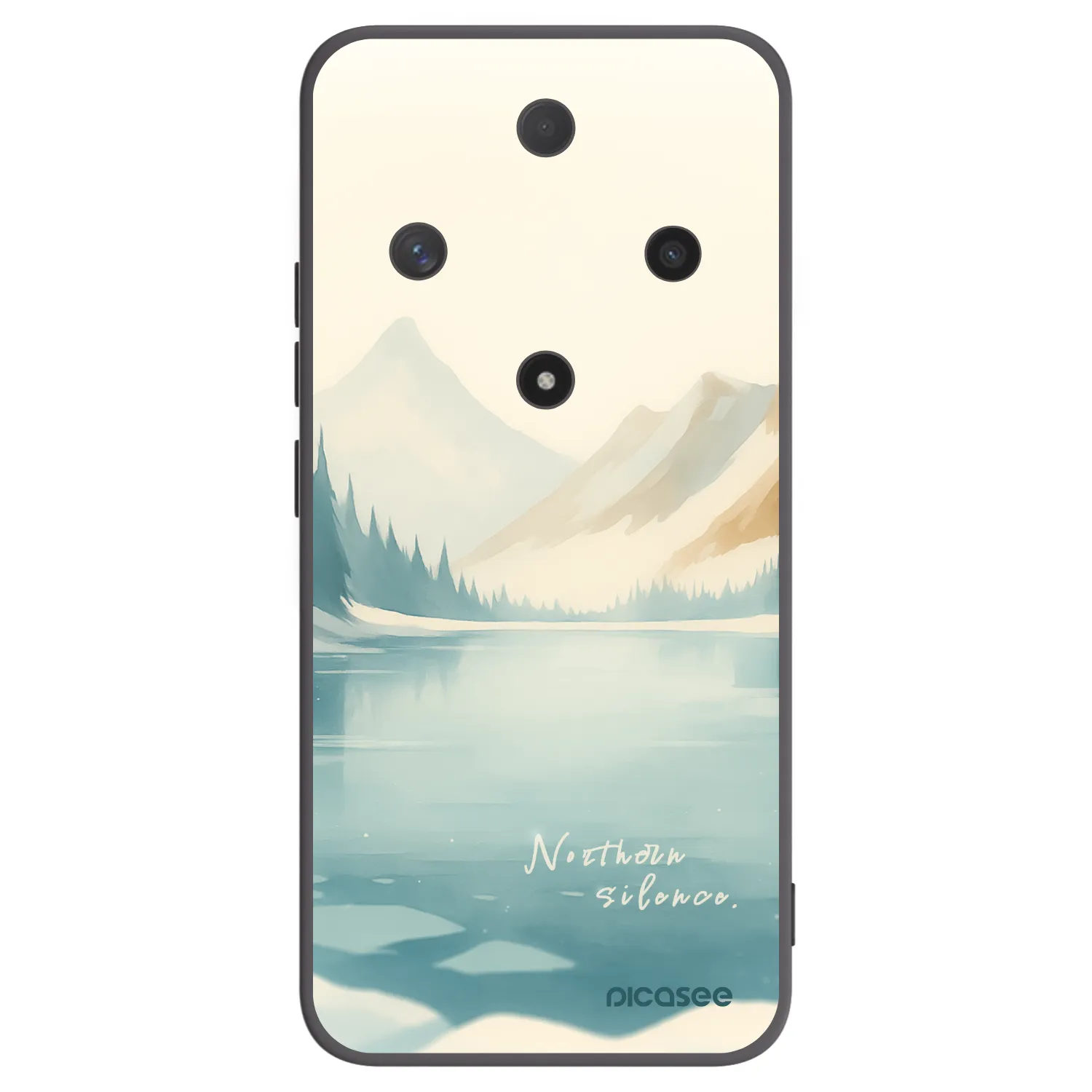 Picasee husă neagră din silicon pentru Honor Magic6 Lite 5G - NOTHERN SILENCE