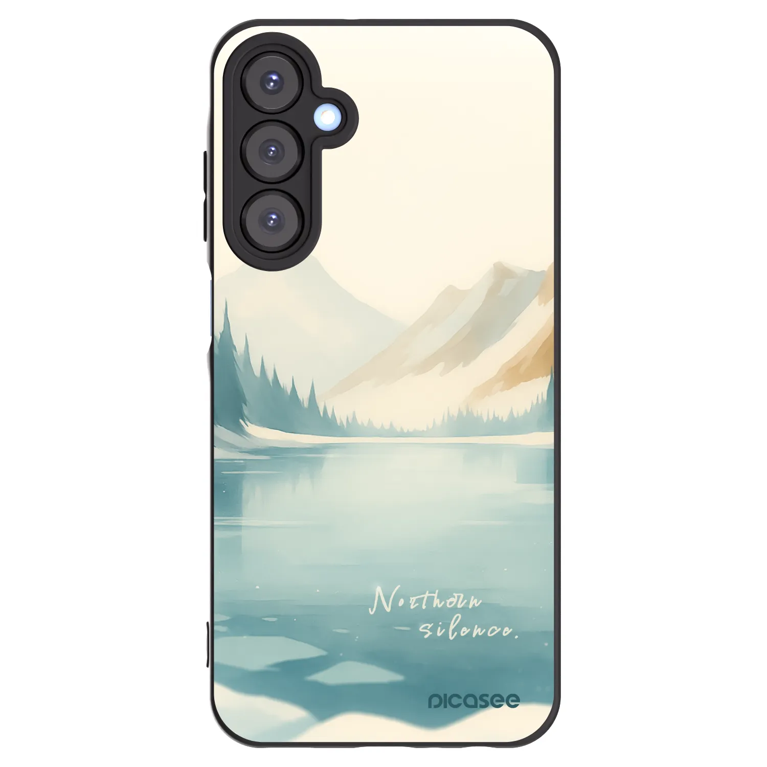 Picasee husă neagră din silicon pentru Samsung Galaxy A25 A256B 5G - NOTHERN SILENCE