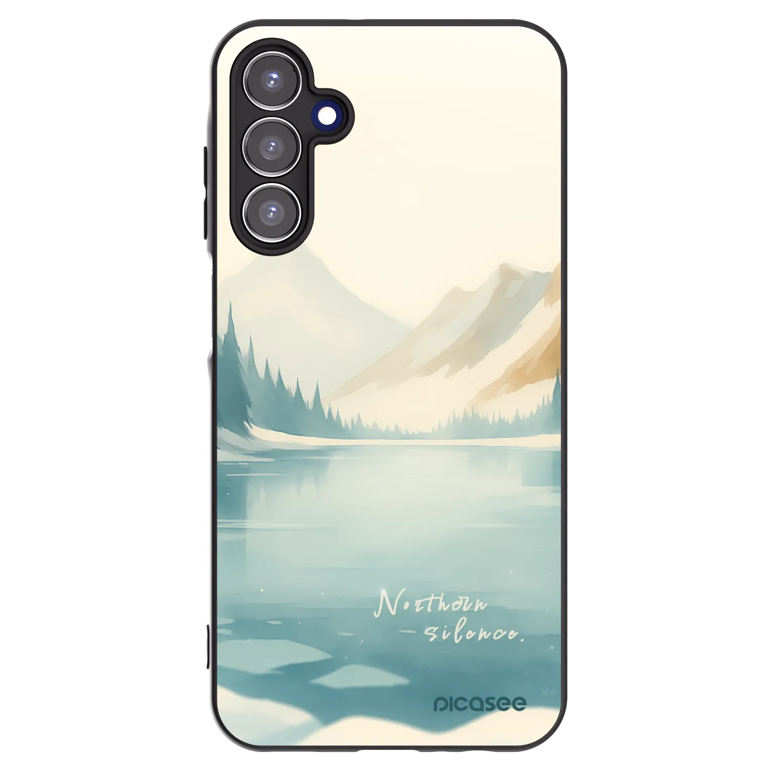 Picasee husă neagră din silicon pentru Samsung Galaxy A15 A155F 4G - NOTHERN SILENCE