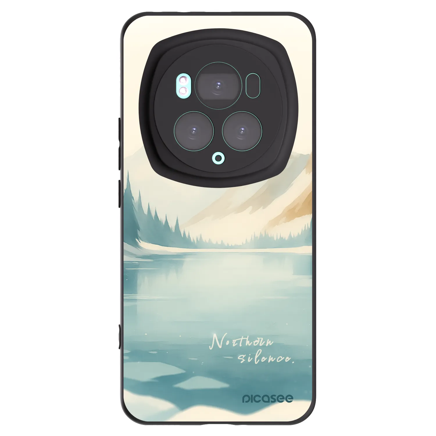 Picasee husă neagră din silicon pentru Honor Magic6 Pro - NOTHERN SILENCE
