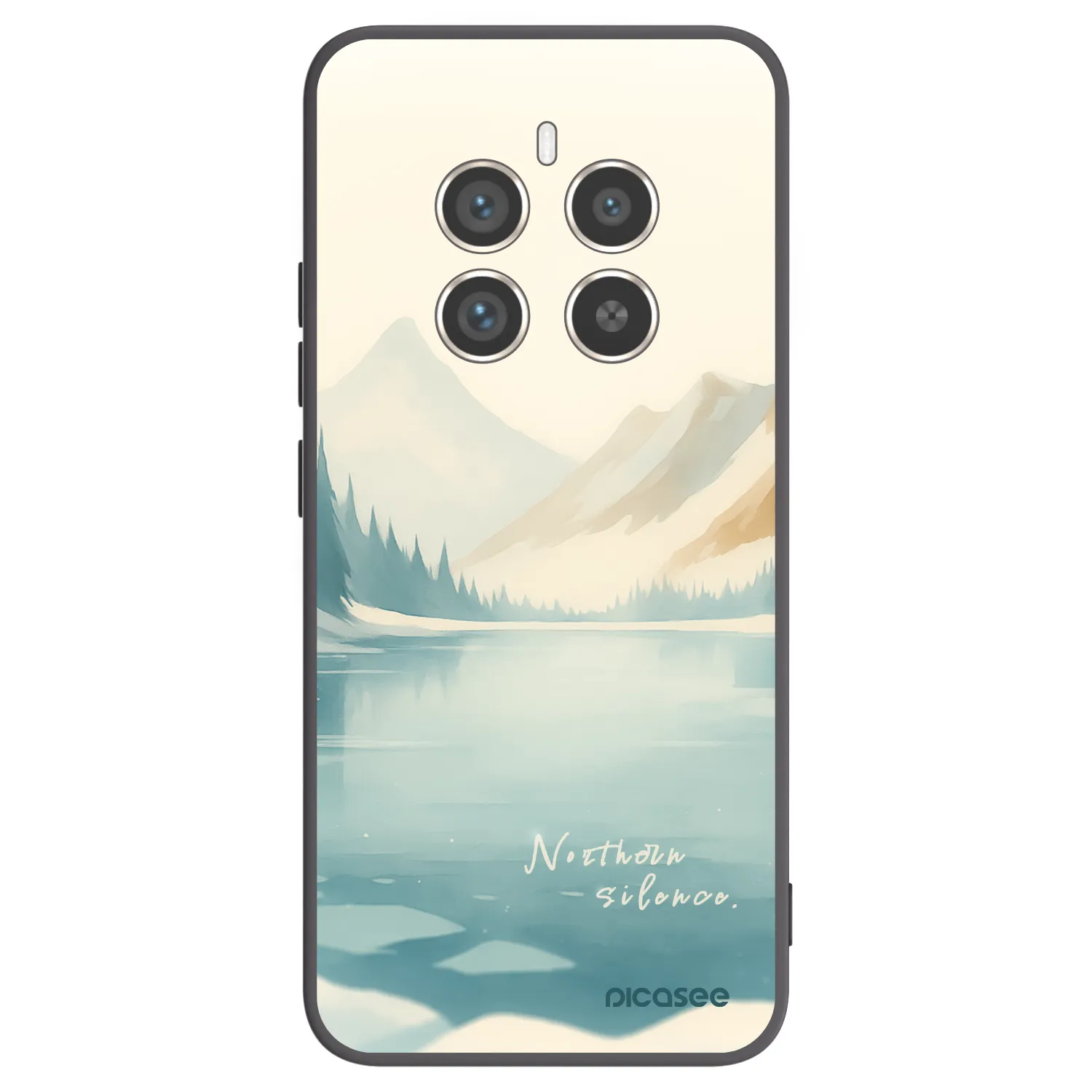 Picasee husă neagră din silicon pentru Realme 12 Pro 5G - NOTHERN SILENCE