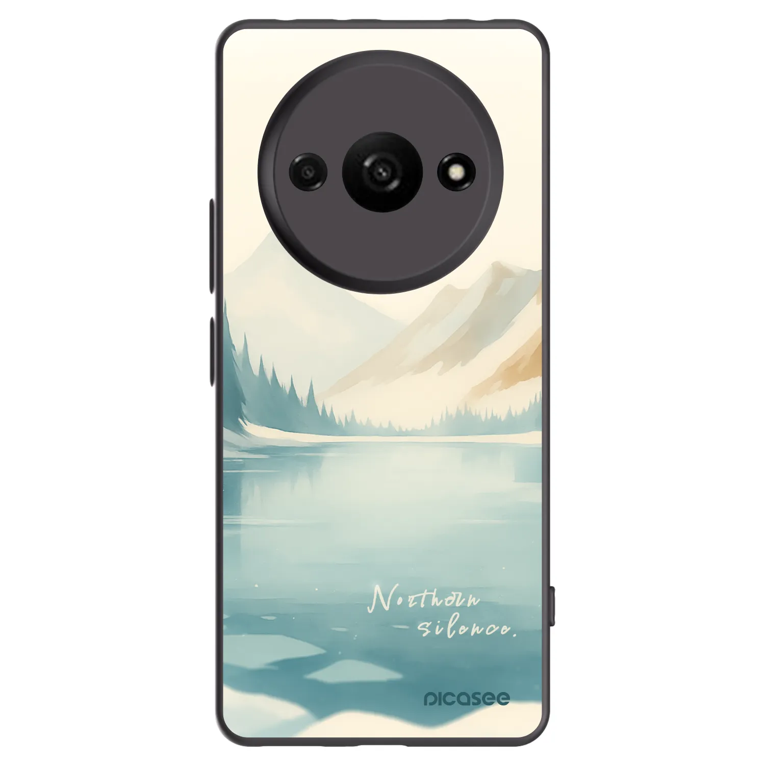 Picasee husă neagră din silicon pentru Xiaomi Redmi A3 - NOTHERN SILENCE